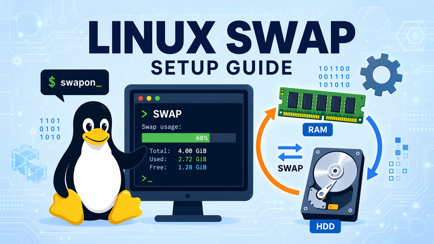 Swap交換空間是什麼？如何在Linux建立Swap？