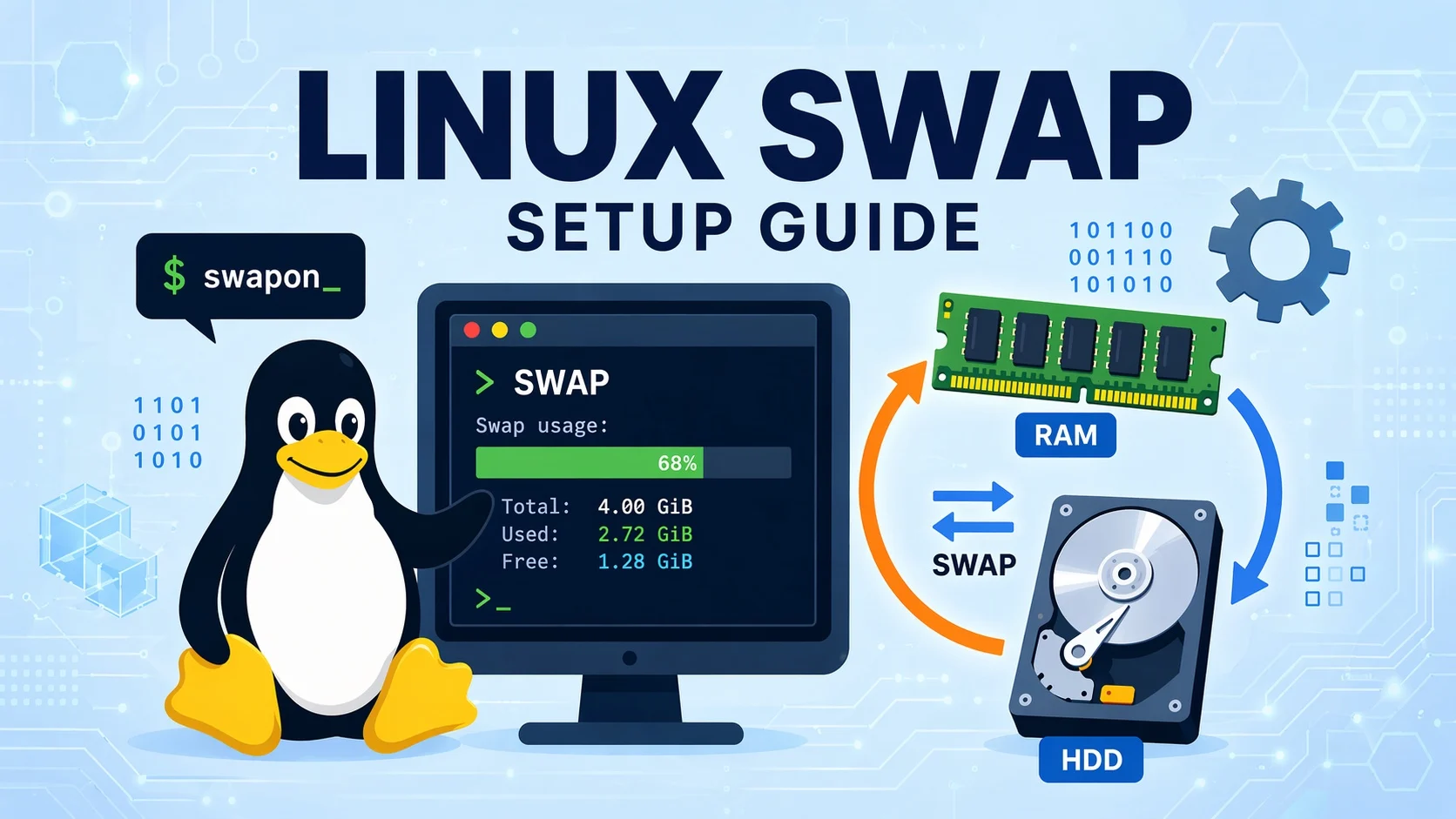 Swap交換空間是什麼？如何在Linux建立Swap？