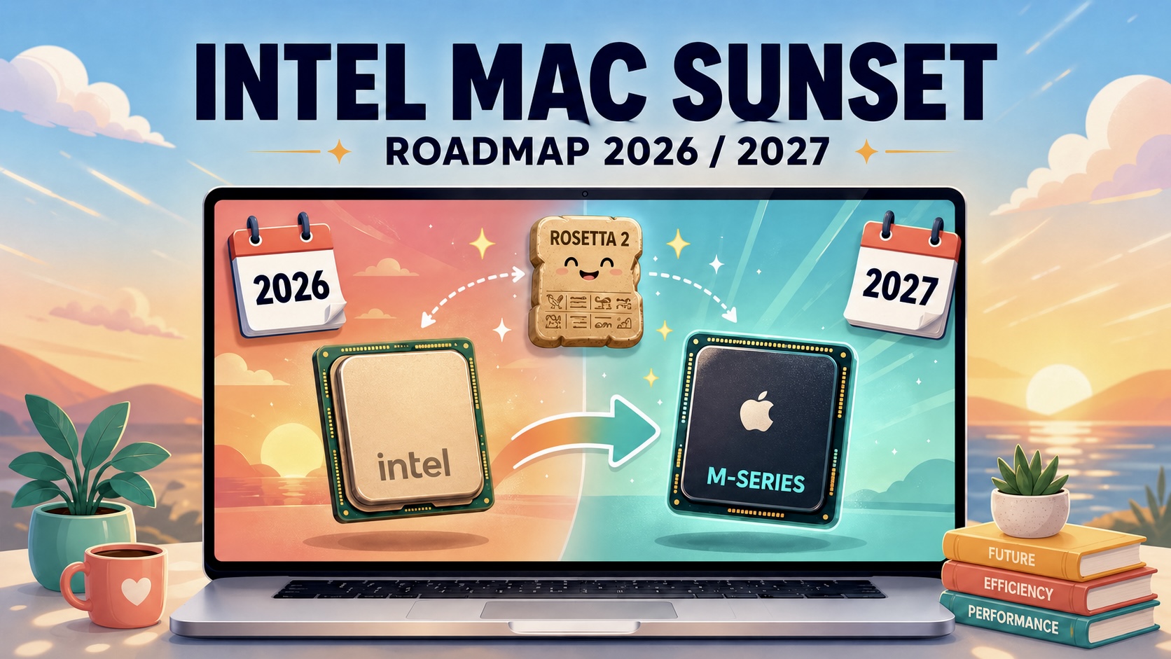 macOS 停止支援 x86｜Intel Mac、Apple Silicon、Rosetta 2 完整退場時間表